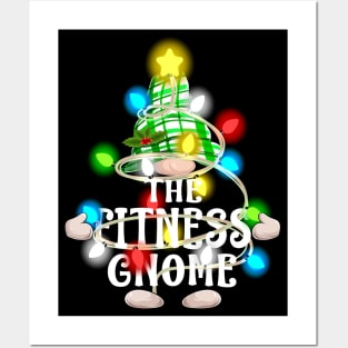 The Fitness Gnome Christmas Matching Family Shirt Posters and Art